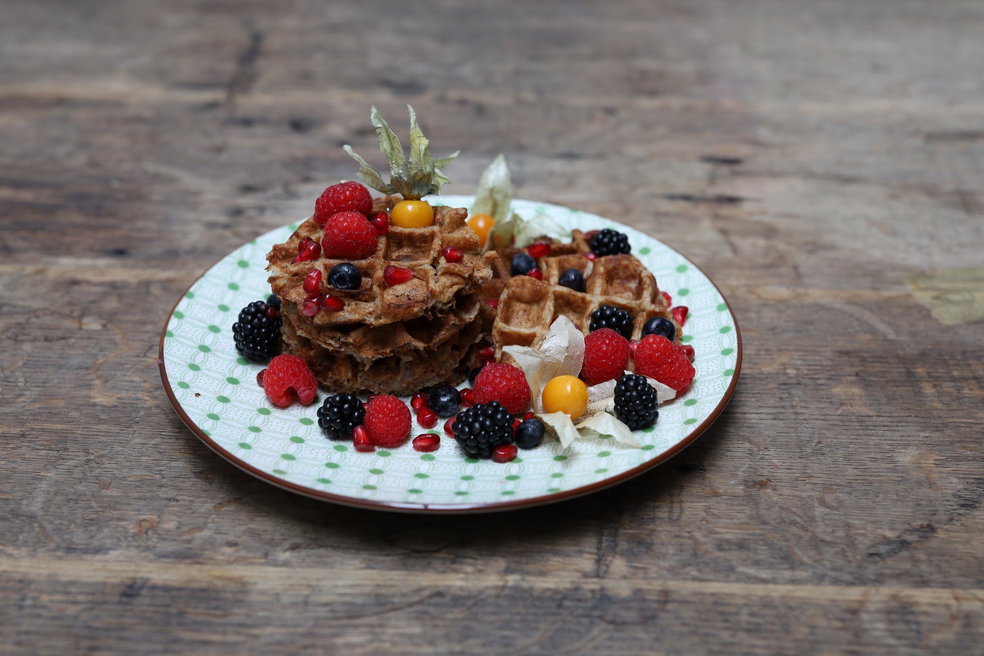 Für einen guten Start in den Tag... Frühstückswaffeln
