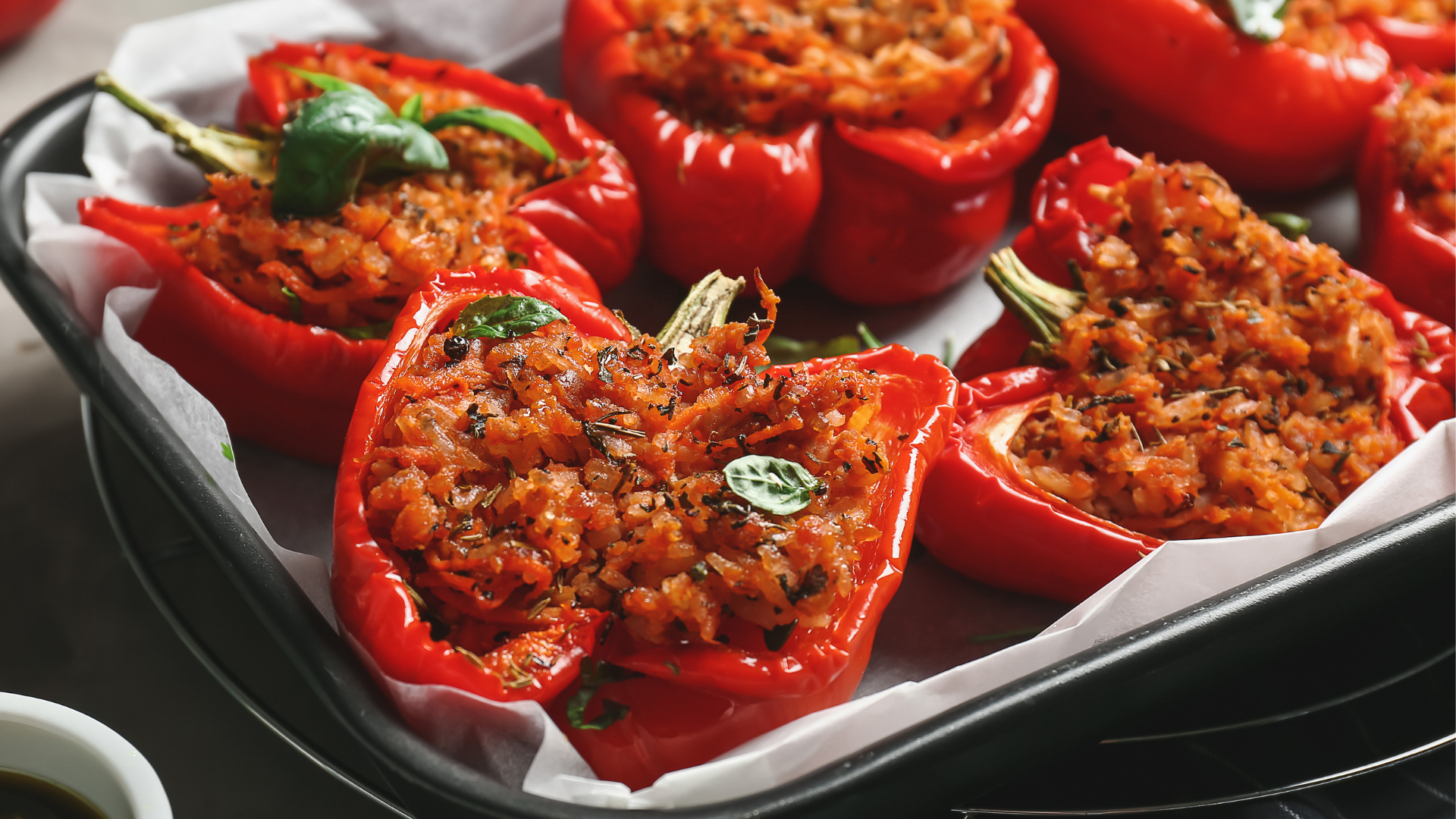 Mein Rezept für vegetarisch gefüllte Paprika