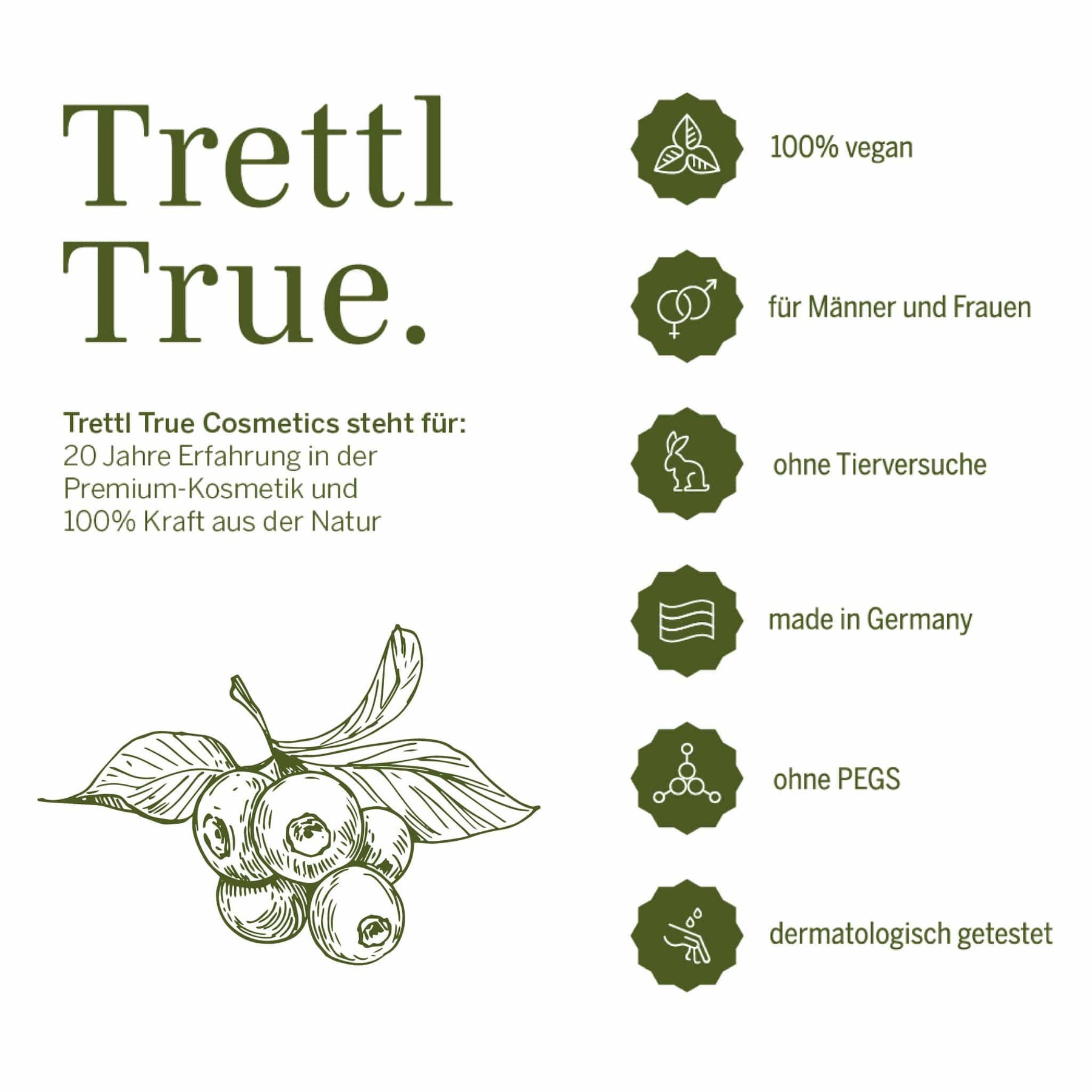 Trettl Cosmetics True Blueberry-Hyaluron Moisturising Elixir
