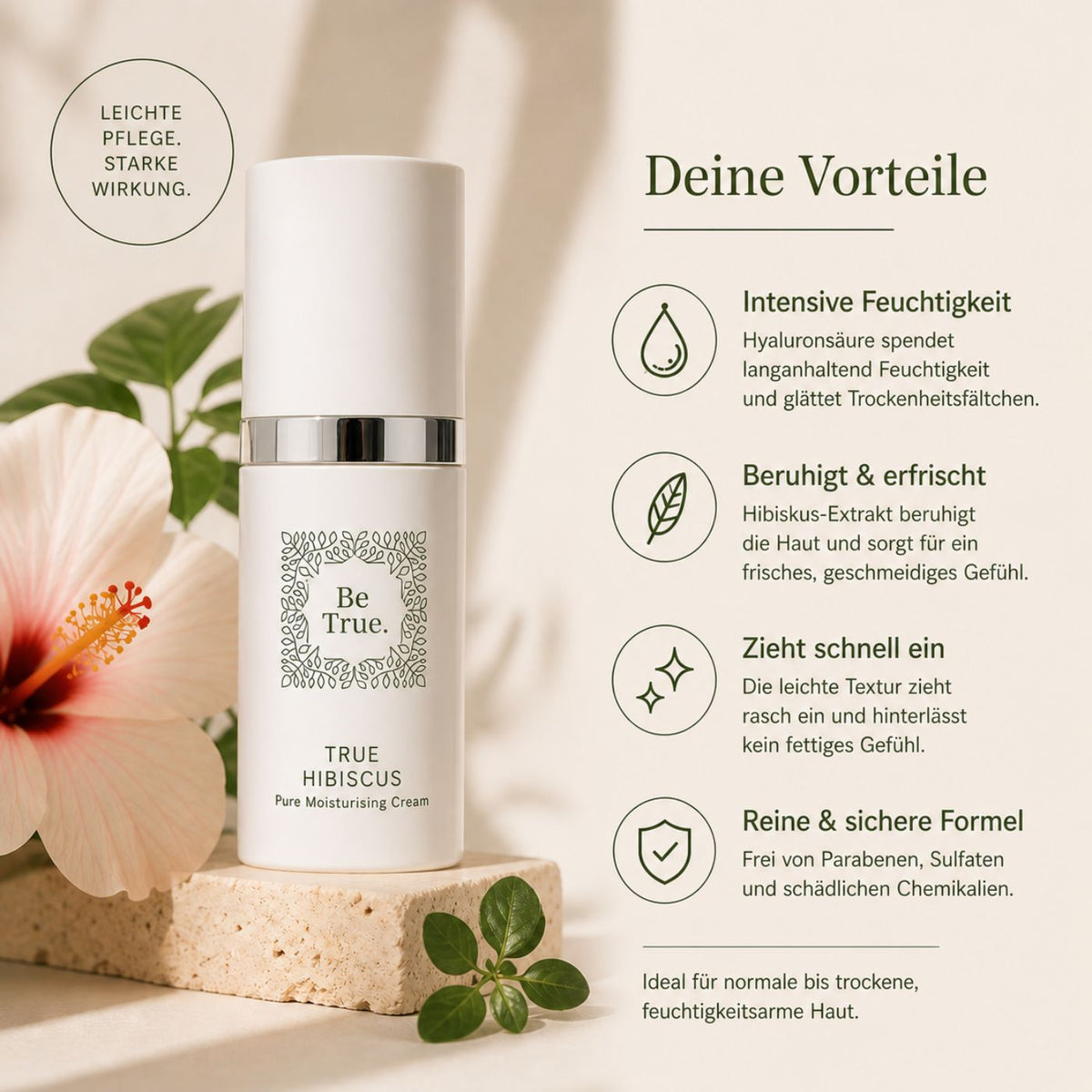 True Hibiscus Pure Moisturising Cream