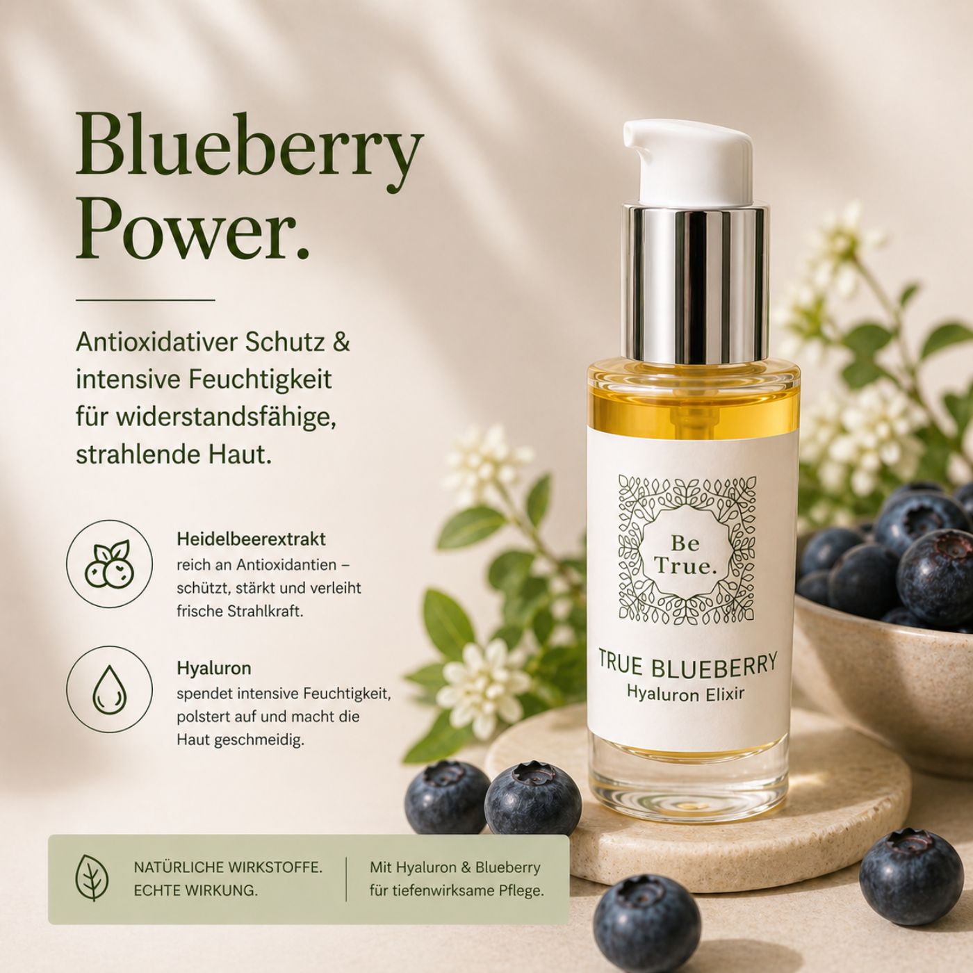 True Blueberry Hyaluron Moisturising Elixir