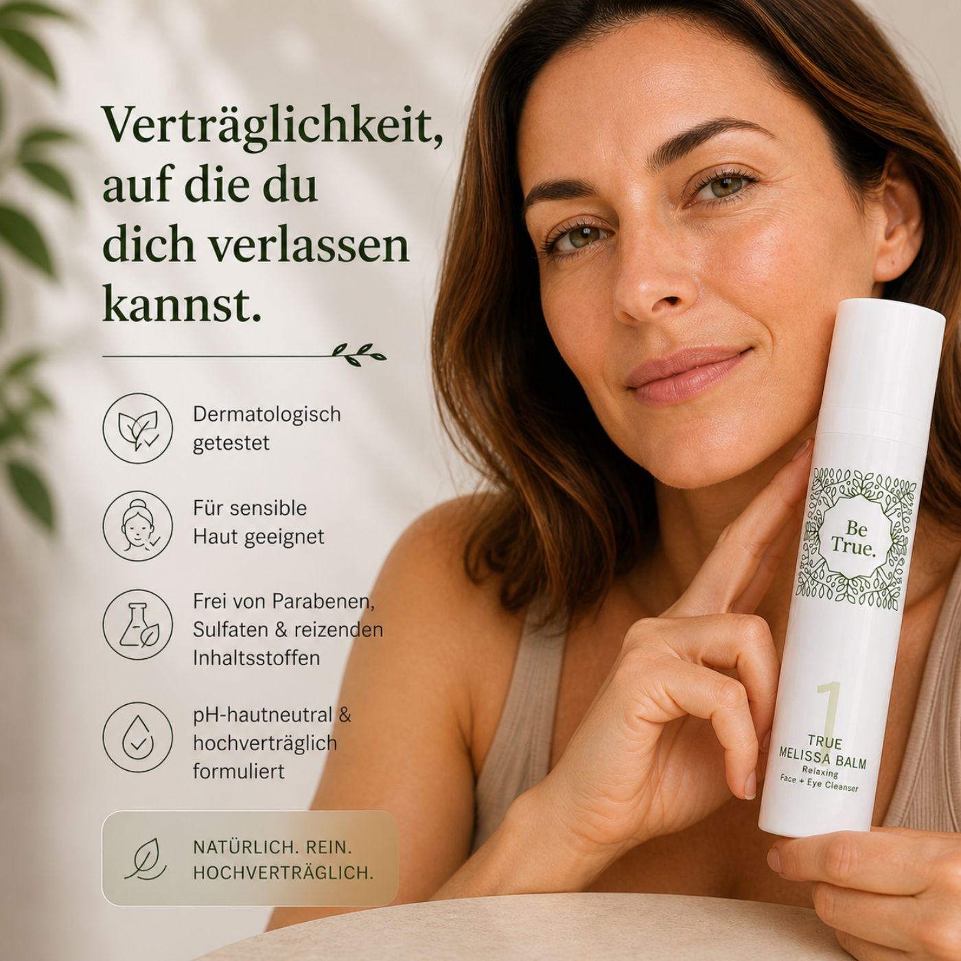 True Melissa Balm Relaxing Face+Eye Cleanser