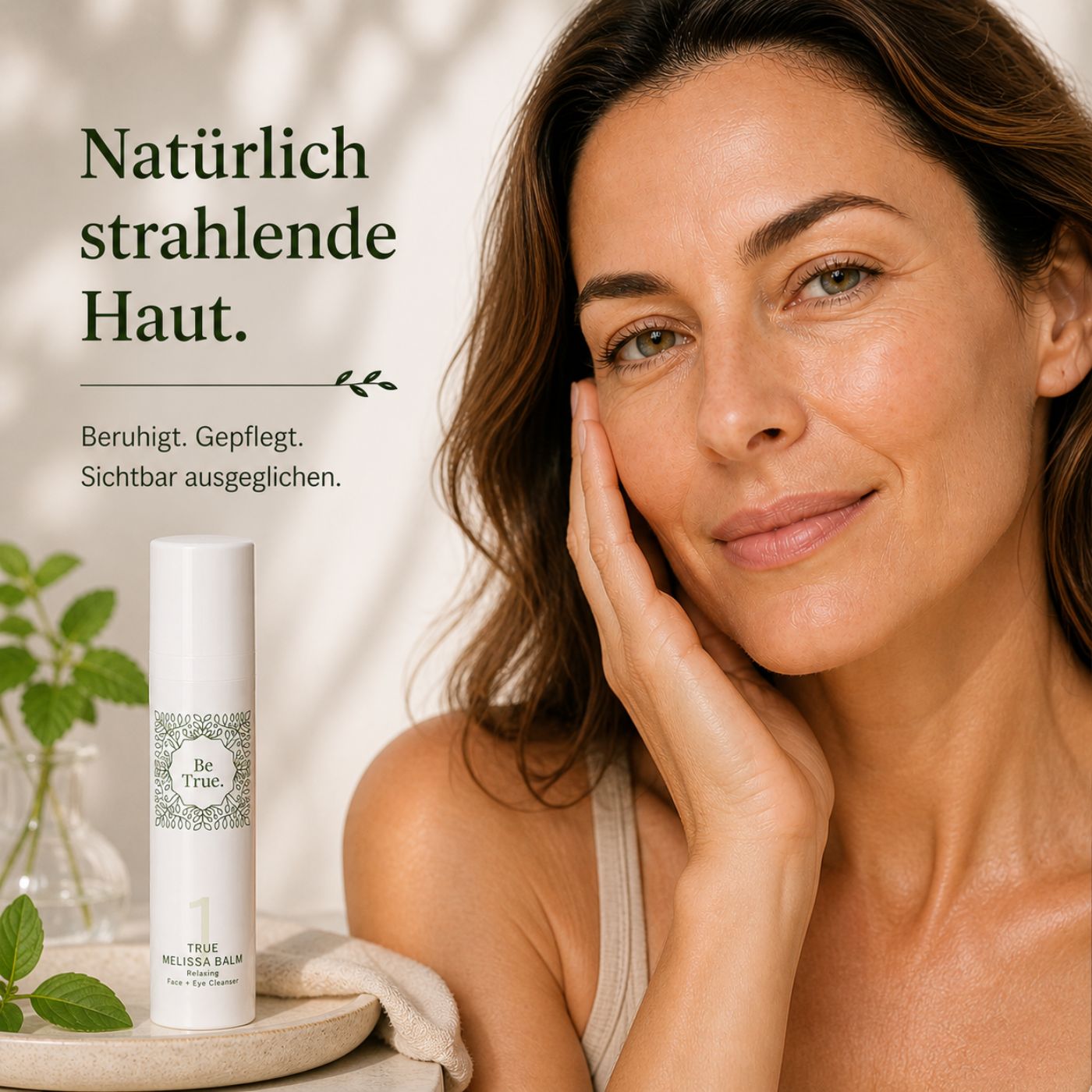 True Melissa Balm Relaxing Face+Eye Cleanser